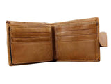 Western Biker Trucker Leather Wallet with Chain - Mens Boys Bw2