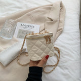 Western Style Women's Shoulder Bag Autumn Diamond Embroidery Crossbody Small Squ