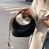 Western Style Women's Canvas Tote Bag for Autumn and Winter