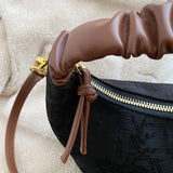 Western Style Women's Canvas Tote Bag for Autumn and Winter