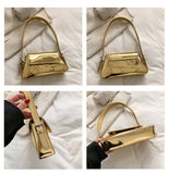 Western Style Bright Face Underarm Bag for Women
