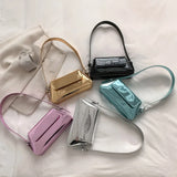 Western Style Bright Face Underarm Bag for Women