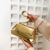 Western Style Bright Face Underarm Bag for Women