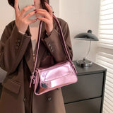 Western Style Bright Face Underarm Bag for Women