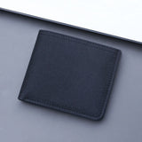 Men's Short Canvas Wallet with ID Slot