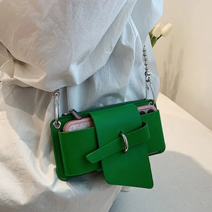 Western Style Mini Shoulder Bag with Chain Strap