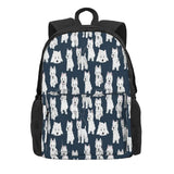 Westie 3 Backpacks Men Women's Bag Women Backpack Men Women's Bag