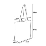 Westie Dog Painting Square Handbag - Large Capacity Reusable Tote