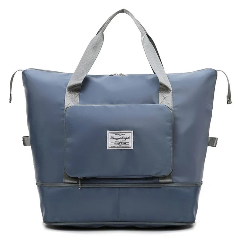 Sport Tote Shoulder Bag Foldable Yoga Gym Large Capacity Travel Bag