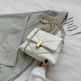Diamond Lattice Chain Messenger Bag Soft PU Leather Handbag Women Shoulder Totes
