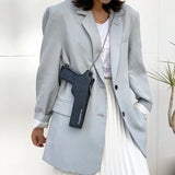 3D Pistol Gun Chains Shoulder Bag Women Crossbody Clutch Purse for Girls