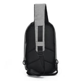 Weysfor Male Shoulder Bags USB Charging Crossbody Bags Men Anti Theft Chest Bag