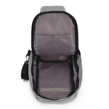 Weysfor Male Shoulder Bags USB Charging Crossbody Bags Men Anti Theft Chest Bag