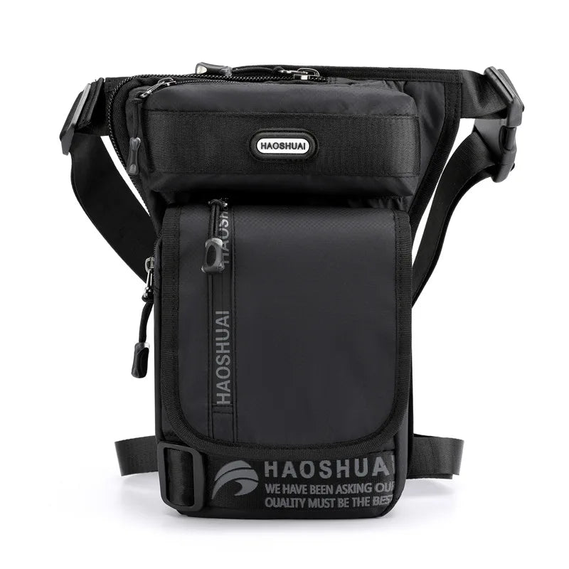 Waterproof Motorcycle Riding Belt Fanny Pack Military Assault Waist Leg Drop Bag