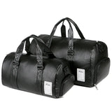 Weysfor Top Casual Travel Duffel Bag PU Leather Men Women Handbags Large Capacit
