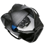 Weysfor Top Casual Travel Duffel Bag PU Leather Men Women Handbags Large Capacit
