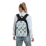 Whales Orcas & Narwhals 2 Backpacks Waterproof School Bag