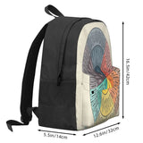 Emotional Wheel 2 Backpacks Men's & Women's Bags, Zipper Male & Female Backpacks