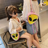 Transparent Jelly Alien Backpack with Pockets