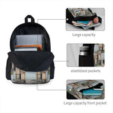 Zipper Class Backpack for Men Women Girls