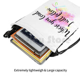 Where You Lead I Will Follow Backpack Drawstring Bag