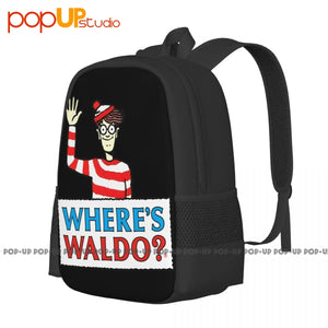 Where's Waldo 1987 Backpack Large Capacity Bookbag Style 3D Printing