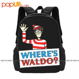 Where's Waldo 1987 Backpack Large Capacity Bookbag Style 3D Printing