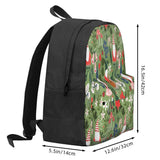 Garden Gnome Riding Snail Backpacks Men's & Women's Bags