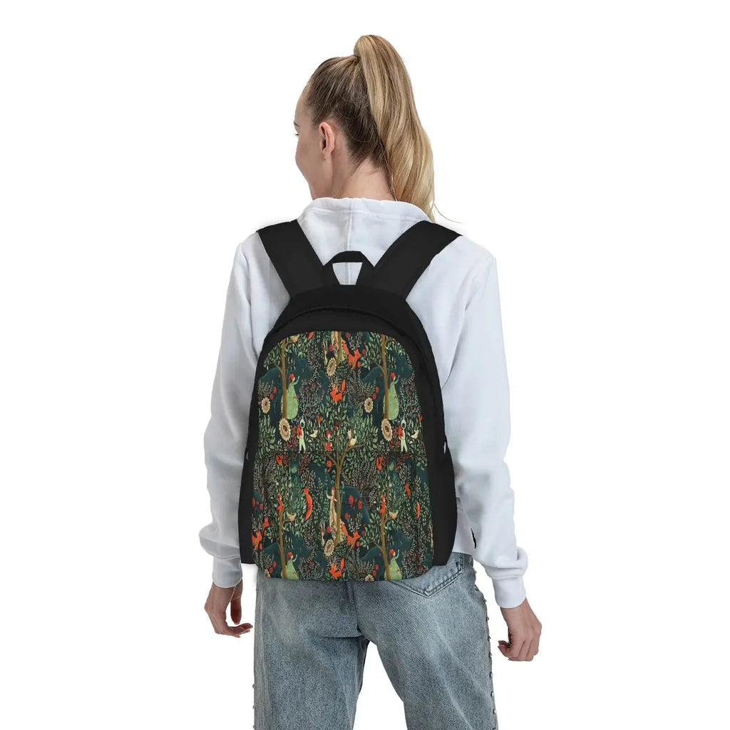Whimsical Wonderland 1 Backpacks Men's & Women's Vintage Travel Bags