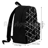 Outdoor Hiking Backpack Geometric Lines Star Pattern