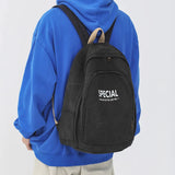 Nylon Women Backpack Anti-Theft Shoulder Bag School Bag Solid School Backapck