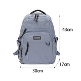 Nylon School Bag Teen Girls Travel Rucksack Casual Ladies Backpacks
