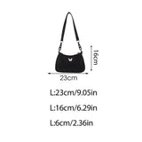 Butterfly Shoulder Side Bag Lady Summer Handbag Female Clutch Hobos Purse