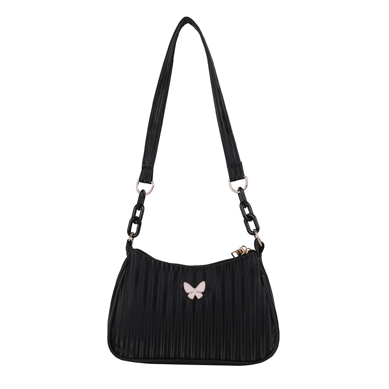 Butterfly Shoulder Side Bag Lady Summer Handbag Female Clutch Hobos Purse