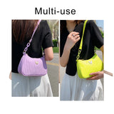 Butterfly Shoulder Side Bag Lady Summer Handbag Female Clutch Hobos Purse