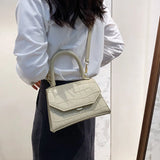 Small PU Leather Handbag Crossbody Bag for Women