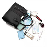 Soft Leather Shoulder Bag Tote Purse Crossbody Top-handle Bag