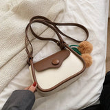 Women's PU Leather Shoulder Bag Crossbody Flap Handbag Messenger