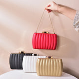 Square Handbag Evening Clutch Purses Women PU Cross Body Bag