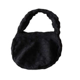 Pleated Women Cloud Handbag Soft Texture Lightweight Underarm Shoulder