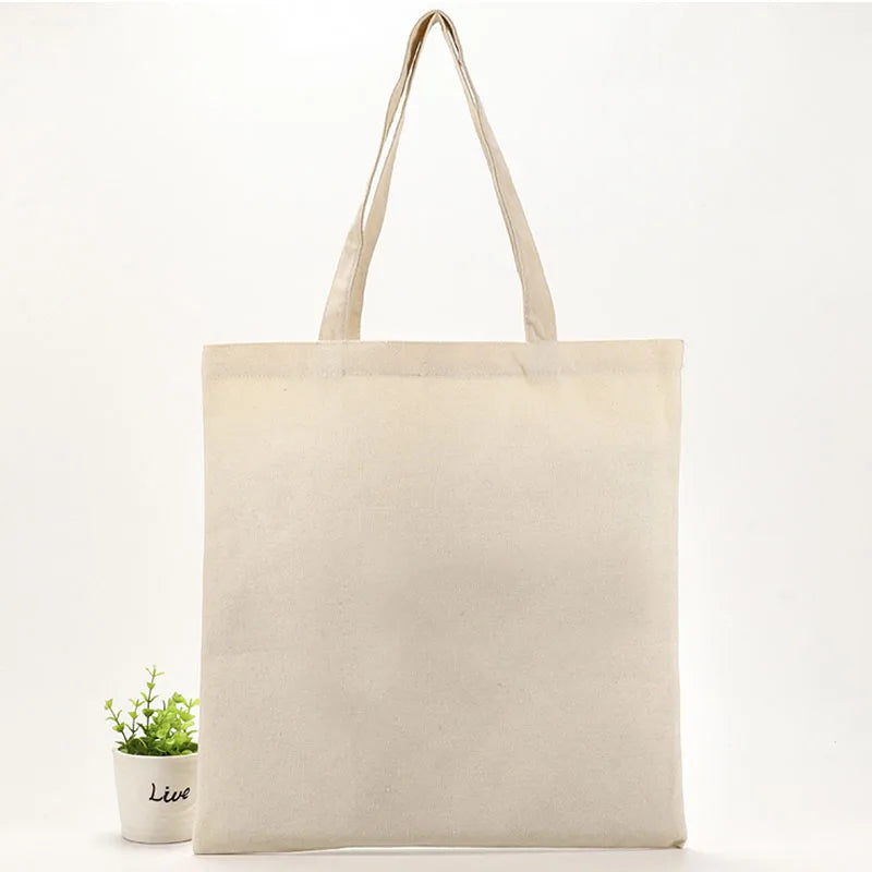 Women Cotton Shopping Bag Linen Handbag
