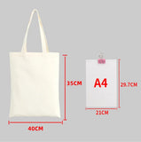 Cotton Shopping Bag Women Linen Handbag Canvas Lady Tote Large Capacity