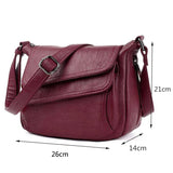 Soft PU Leather Handbags Shoulder Crossbody Bags for Women Purses And Handbags