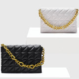 Retro Chain Metal Shoulder Bag Large Capacity Tote Bag