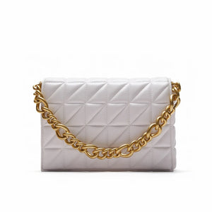 Retro Chain Metal Shoulder Bag Large Capacity Tote Bag