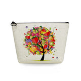 Fruit Floral Tree Print Travel Toiletry Bag