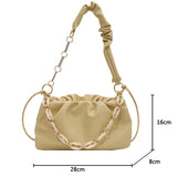 Underarm Small Bag Female Sense Niche Fold Cloud Bag Net Red Messenger Bag