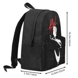 Red Carti Backpack Men's Women's Bags Zip Pockets