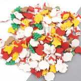 Christmas Resin Charms Santa/Polar Bear/Earrings