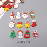 Christmas Resin Charms Santa/Polar Bear/Earrings